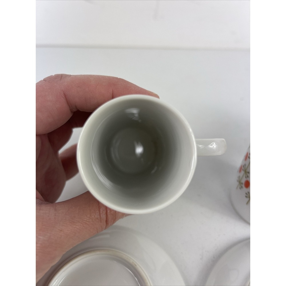 MCM Mid Century Set Of 5 Different Colored Sake, Espresso Drink Cups Atomic Vtg - Picture 8 of 16